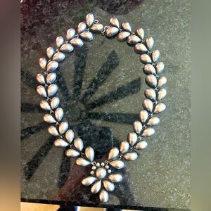 Sterling sterling silver Navajo type necklace